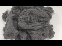 홀드 스테이플 폴리에스터 섬유 6.67D 검은 사람 만든 스테이플 섬유 매트리스