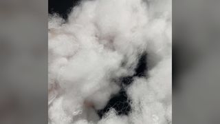 6. 따뜻한 의류를 위한 매우 가는 연약한 느슨한 섬유, PCM 온도 조절 실리콘 처리 섬유