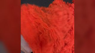 Vivid Orange Polyester Tow 2D, 안전 작업복 및 섬유 생산을 위한 원착 염색된 변색되지 않는 섬유