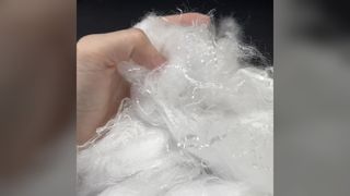 실리콘 오일을 함유한 고품질 PLA 단일 성분 섬유 중공