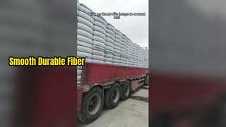 버진 PLA 단일 성분 섬유