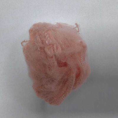 좋은 가격 맞춤형 크림과 함께 품질 불투명 도프 염색 된 컬러 폴리에스터 섬유 온라인으로
