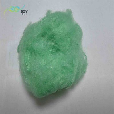 주문 재활용된 PET 폴리에스터 스테이플 섬유 녹색 2.5D PSF 가닥 생산 온라인 제품