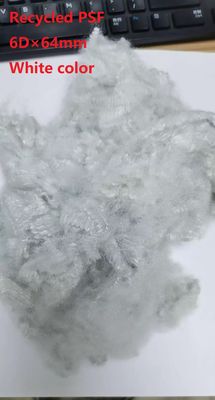 좋은 가격 6D×64mm 폴리에스터 스테이플 섬유 비조직 패딩 폴리에스터 스테이플 섬유 비실리콘화 패턴 온라인으로