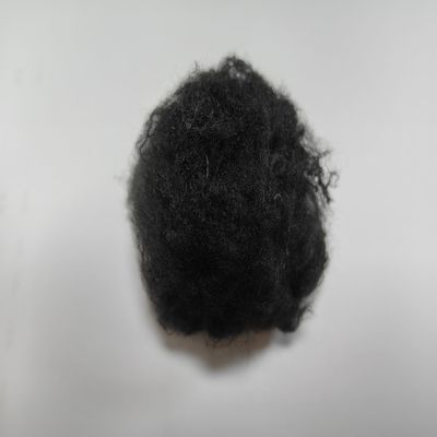 좋은 가격 습기를 제거하는 재활용 폴리에스터 스테이플 섬유 1.4D 38mm 검은색 온라인으로