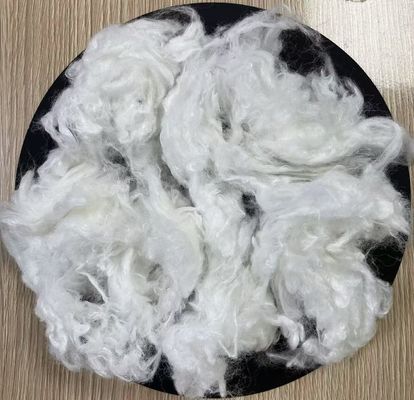 좋은 가격 고광택 비스코스 스테이플 섬유 1.7D 51mm 백색 온라인으로