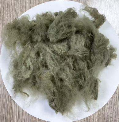 좋은 가격 Recycled Polyester Staple Fiber with 255-265°C Melting Point and Last Fastener 4 Or Above in Army Green 온라인으로