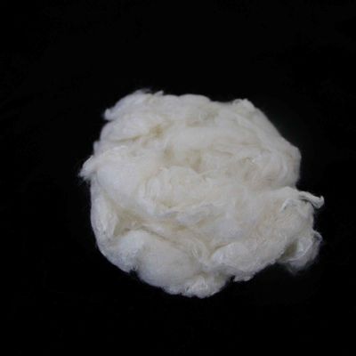 좋은 가격 흰색 불 난연제 비스코스 스테이플 섬유 64mm 온라인으로
