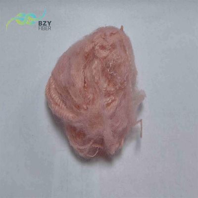 좋은 가격 분홍색 A등급 스테이플 섬유 폴리에스터 비실리코네이트 폴리에스터 섬유 필 온라인으로