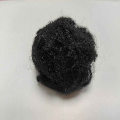 좋은 가격 검은색 불 난연제 섬유 51mm PSF A 등급 폴리에스터 스테이플 섬유 온라인으로