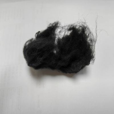 좋은 가격 버진 폴리에스터 스테이플 파이버 2.78D 51mm 검은색 온라인으로