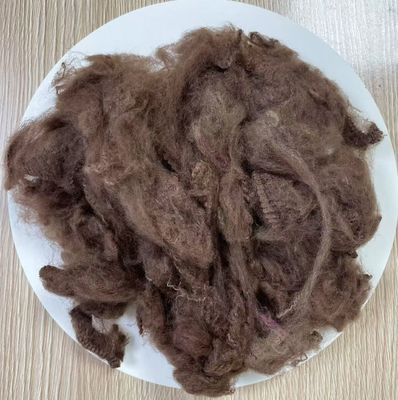 좋은 가격 재활용 폴리에스터 스테이플 섬유 2.5D 51mm 어두운 커피 온라인으로