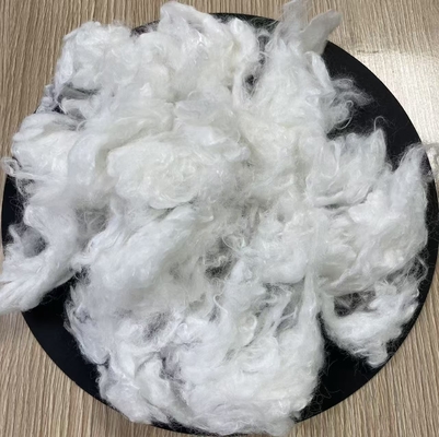 좋은 가격 불 retardant 비스코스 폴리에스터 섬유 70-30 혼합 흰색 온라인으로