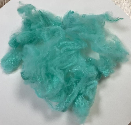 좋은 가격 OEKO-TEX Certified Recycled Polyester Fiber 2.5D 51mm Aqua 온라인으로