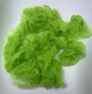 좋은 가격 Lightweight Recycled Polyester Staple Fiber with Good Chemical Resistance and Qiuxiang Green Color 온라인으로