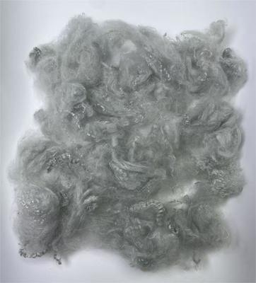 좋은 가격 Recycled Polyester Staple Fiber 2.5D 51mm Grey with Moisture Regain 0.4% and Last Fastener 4 Or Above 온라인으로