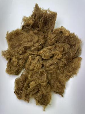 좋은 가격 Recycled Polyester Staple Fiber 1.5D Yellow Brown with 0.2% Oil Content for High Durability 온라인으로