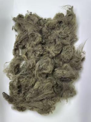 좋은 가격 1.5D Brown Recycled Polyester Staple Fiber with 0.2% Oil Content and 255-265℃ Melting Point 온라인으로