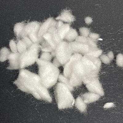 위생 용품용 부직포 슈퍼 흡수성 스테이플 섬유 9D*6mm, 고친수성 빠른 물 잠금 짧은 섬유